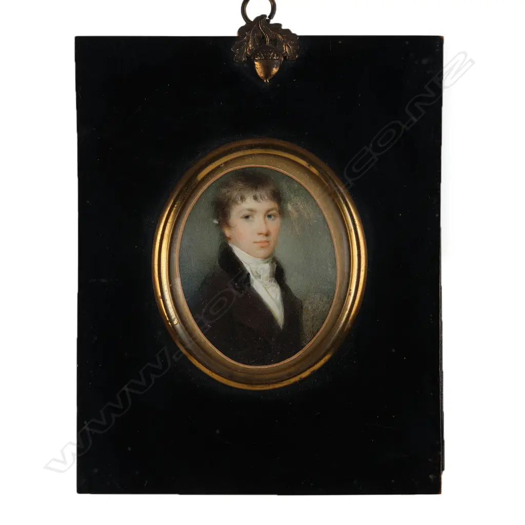 Unidentified artist (England. c.1795) portrait miniature, Image 1++